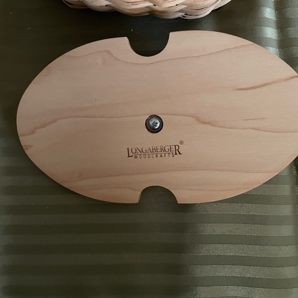 Longaberger Woven Basket with Blue Accents - Picture 8 of 12